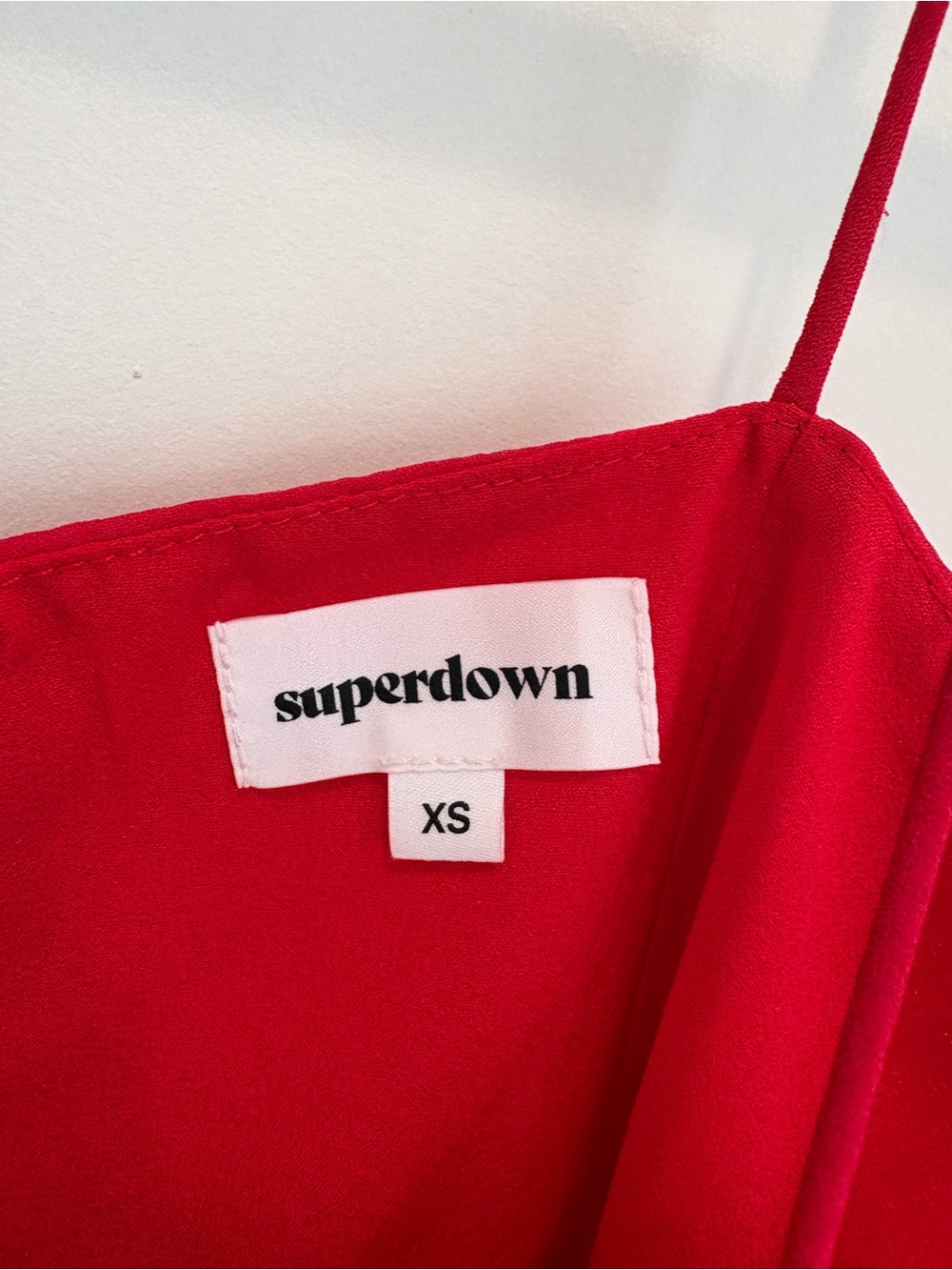 superdown Red Spaghetti Strap Mini Dress - Picture 2 of 3